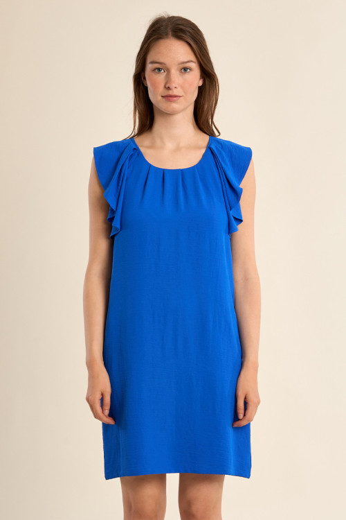 Robe courte, droite