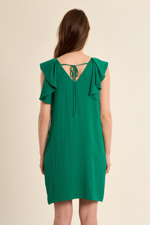 Robe courte, droite