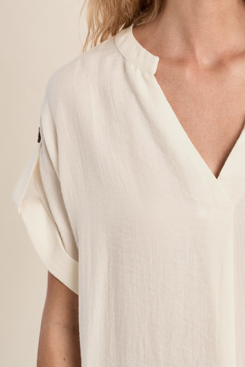 Short dress, shirt