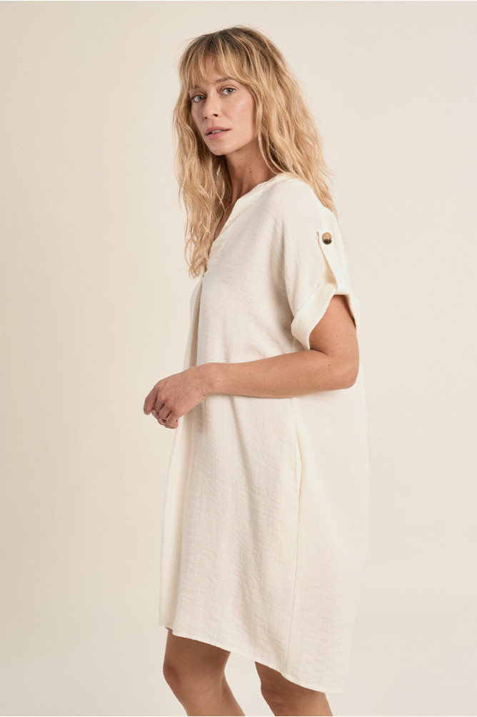 Short dress, shirt