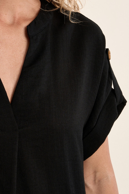 Short dress, shirt