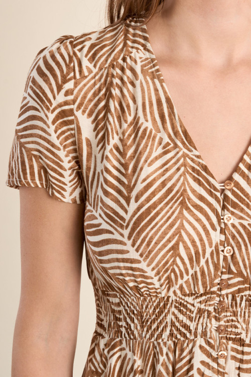 Maxi dress, printed