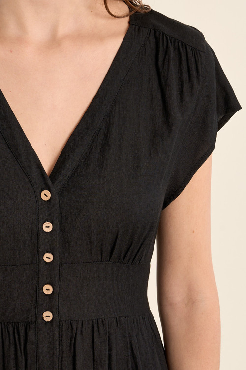 Robe midi, cintrée