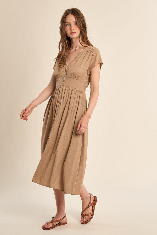 Midi dress, fitted