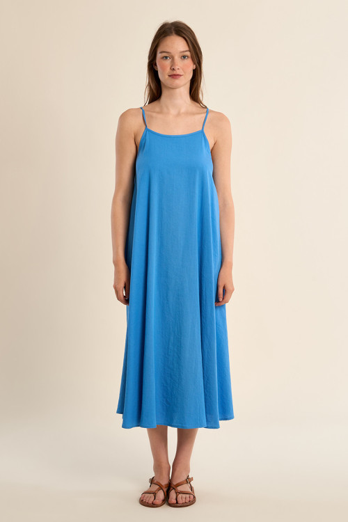 Robe longue, dos nu