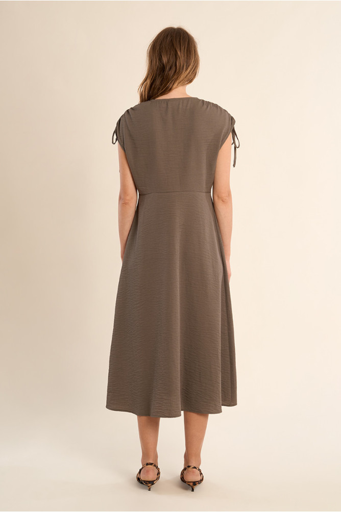 Midi dress, V-neck