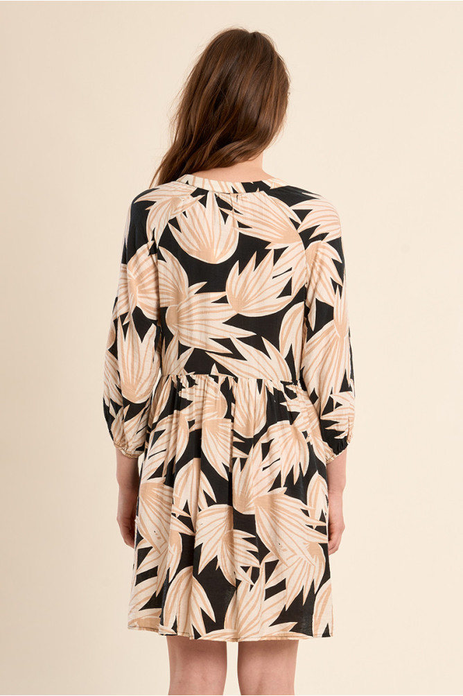 Short Babydoll Print Dress