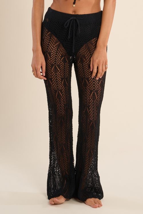 Pantalon de plage en crochet