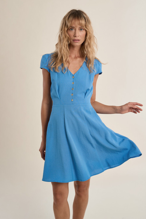 Short, fitted dress