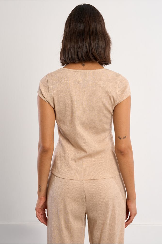 Top jogger irisé