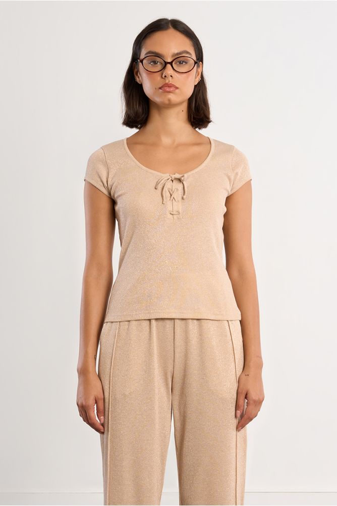 Top jogger irisé