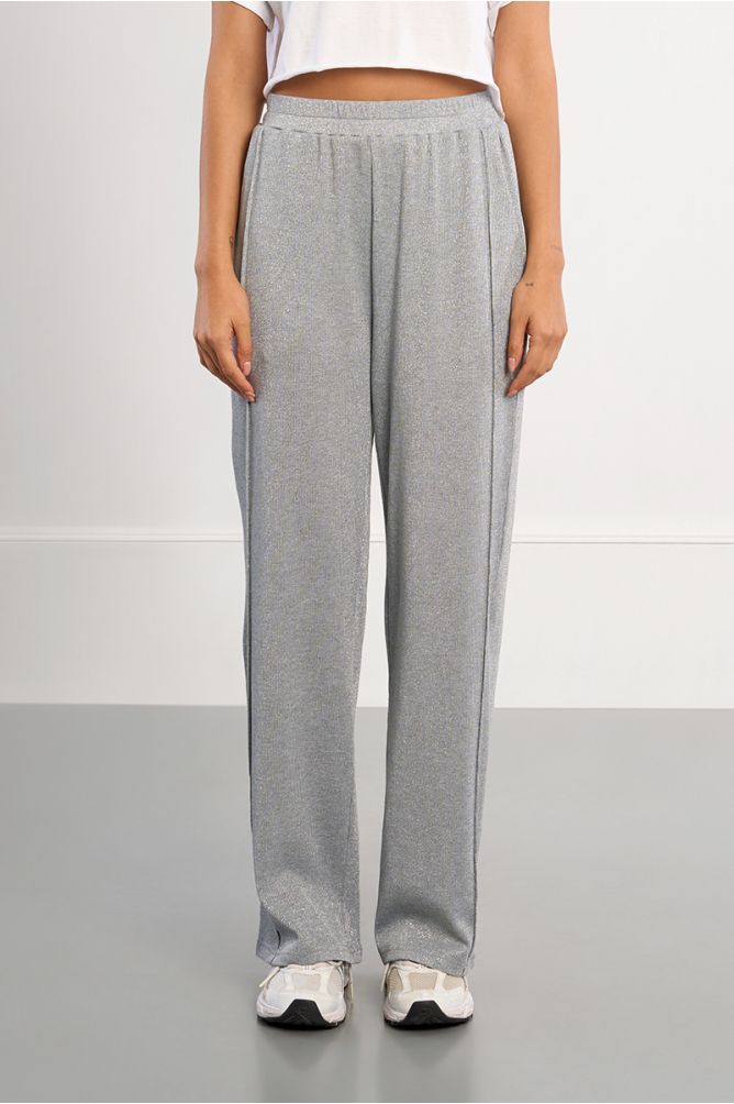 Iridescent jogger pants