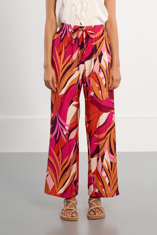 Pantalón de mujer largo, con estampado.