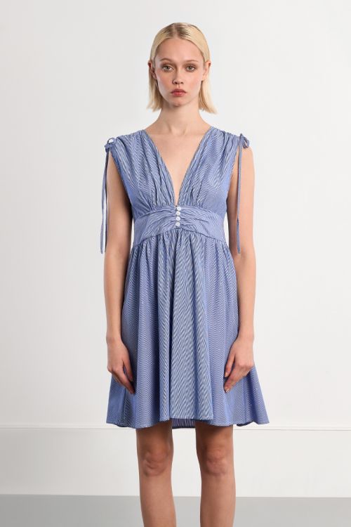 Rhinestone shirt dress