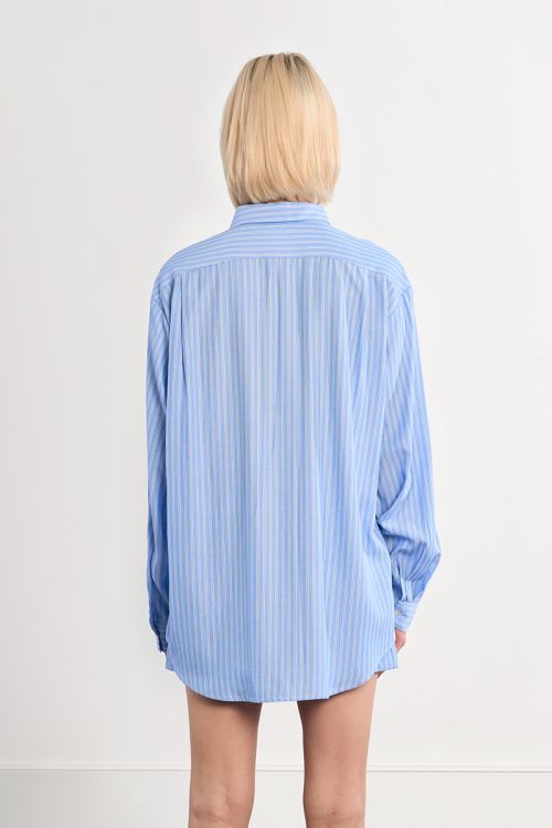 Chemise oversize rayée