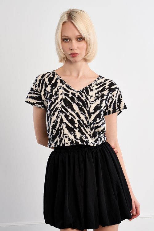 St. Barts print top