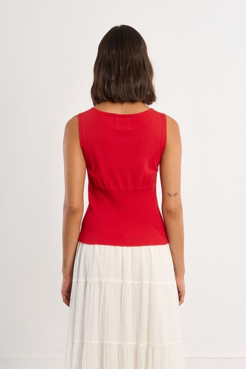 Knitted tank top