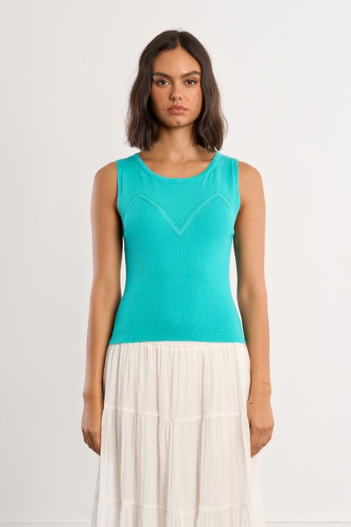 Knitted tank top