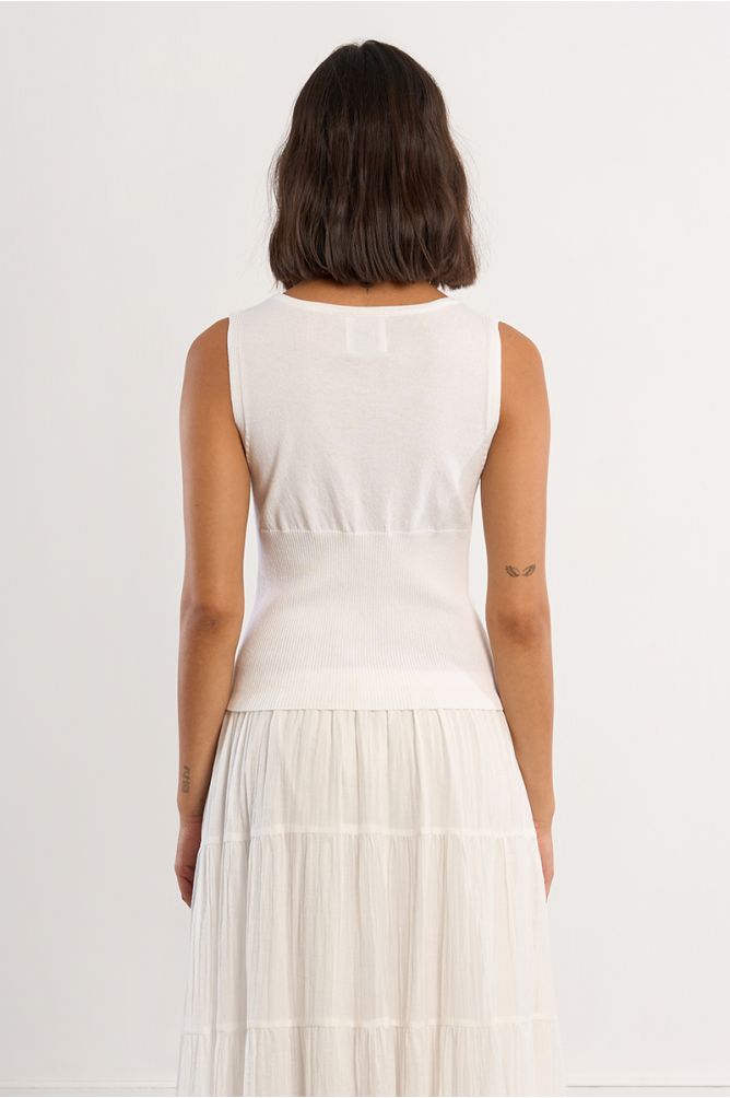 Knitted tank top