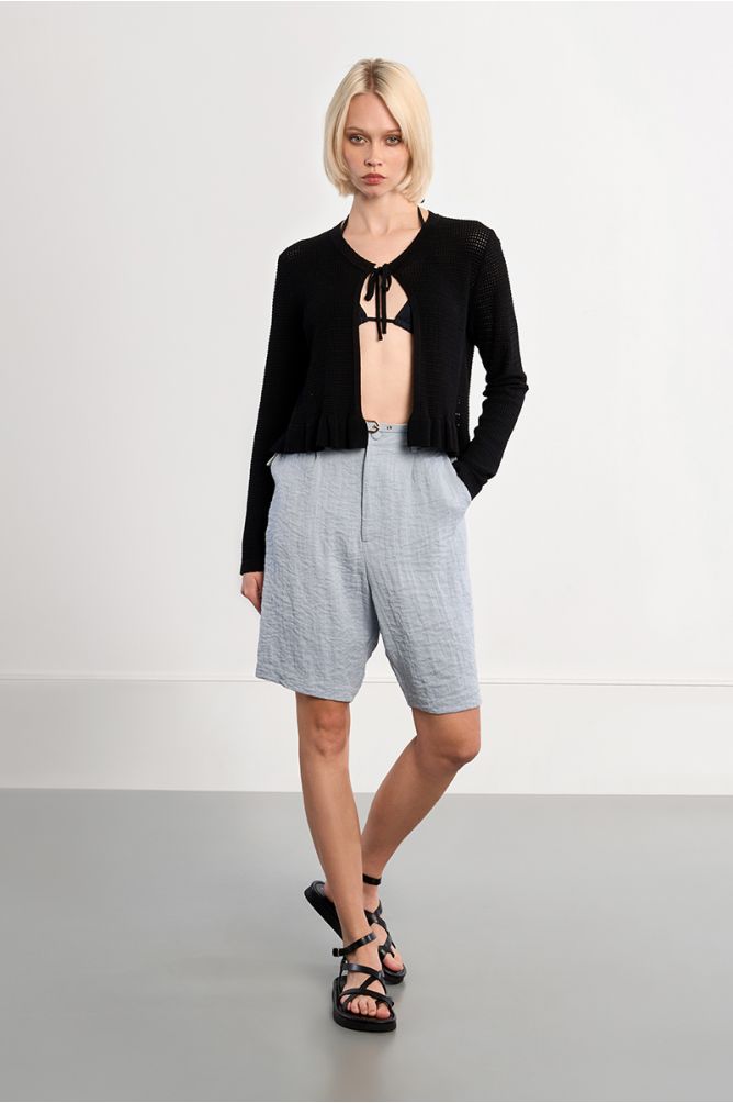 Open knit top
