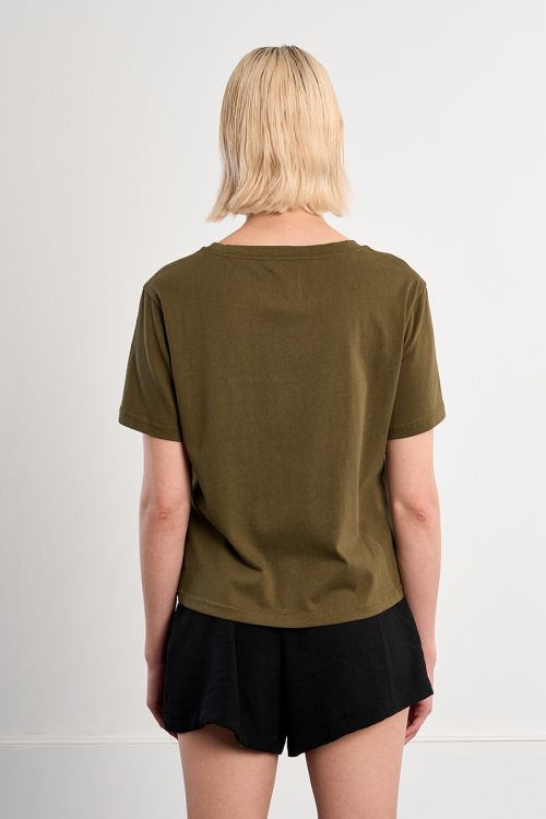 Embroidered hearts T-shirt