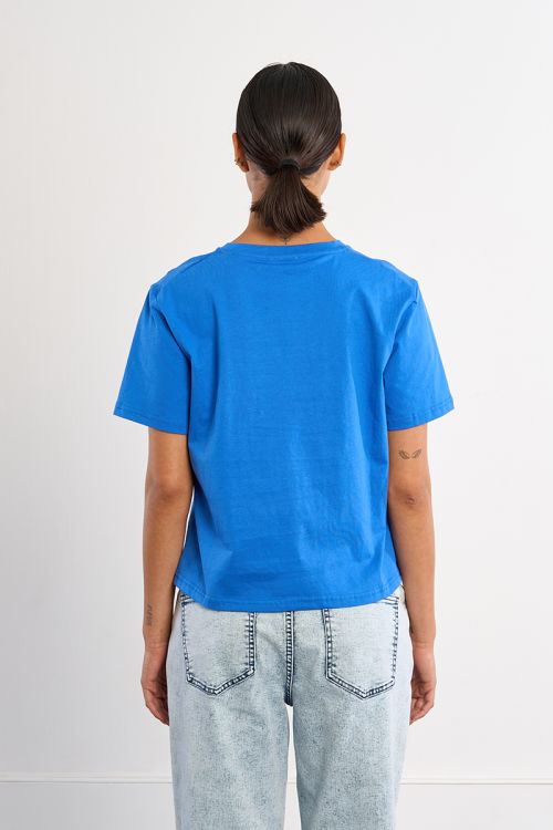 Casual openwork embroidery T-shirt