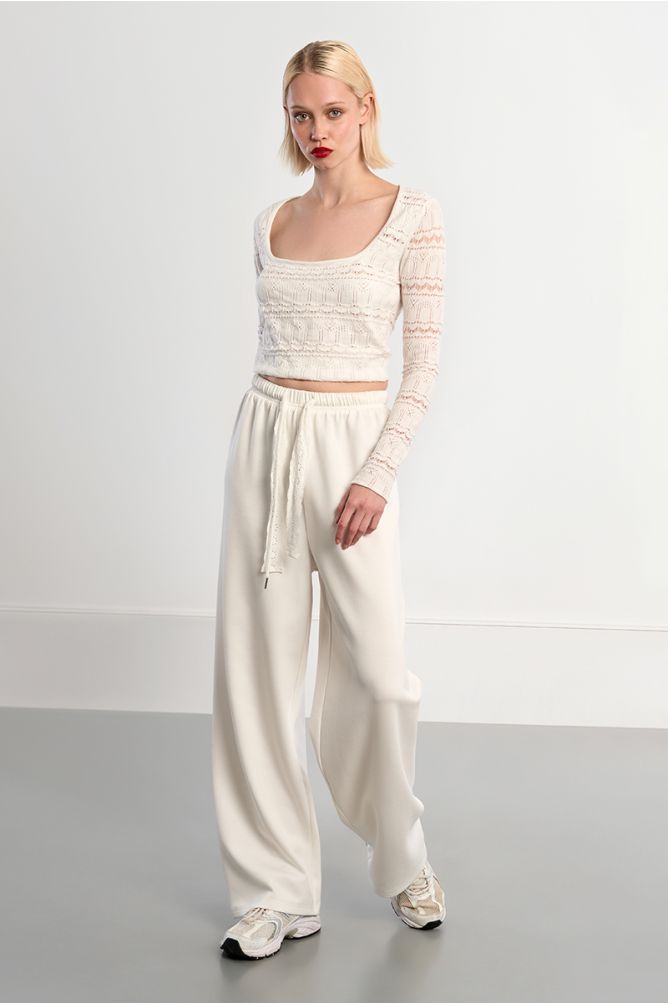 Pantalon de jogger évasé