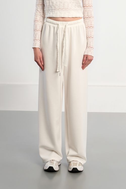 Flared jogger pants