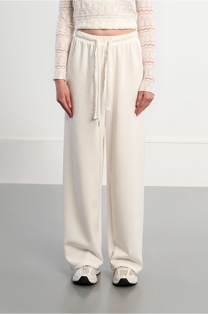 Flared jogger pants