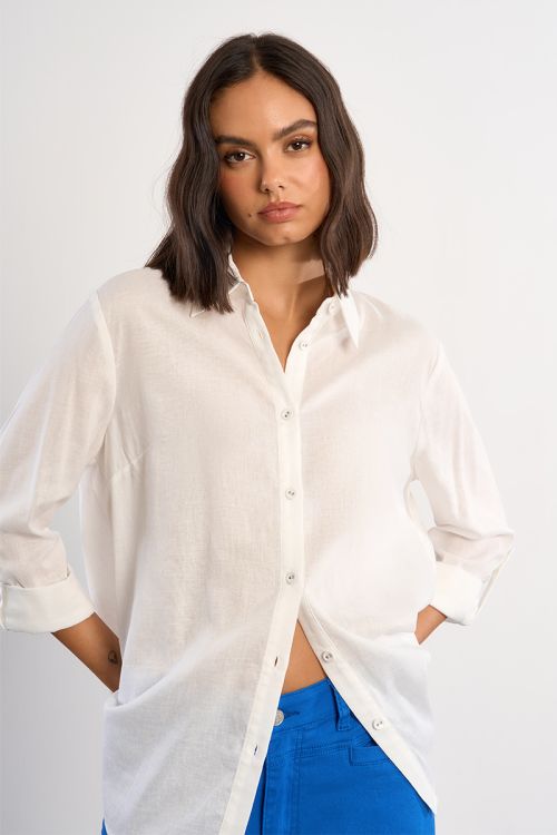 Lightweight straight shirt