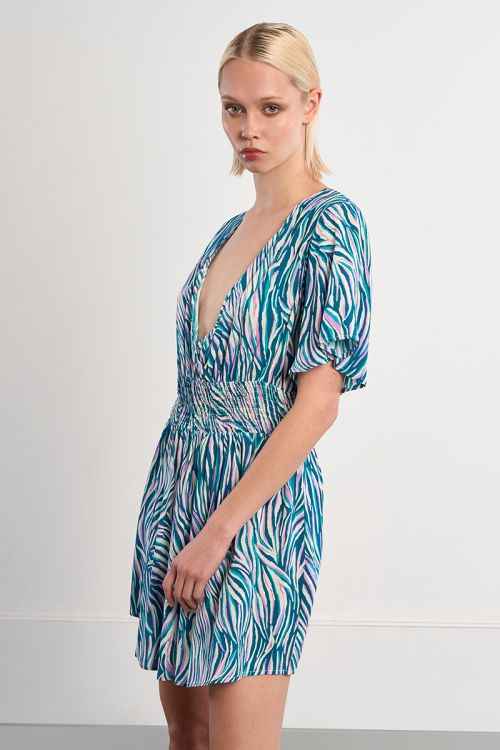 Zebra mini dress