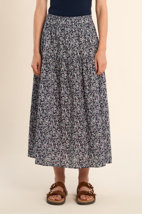 Long skirt, printed