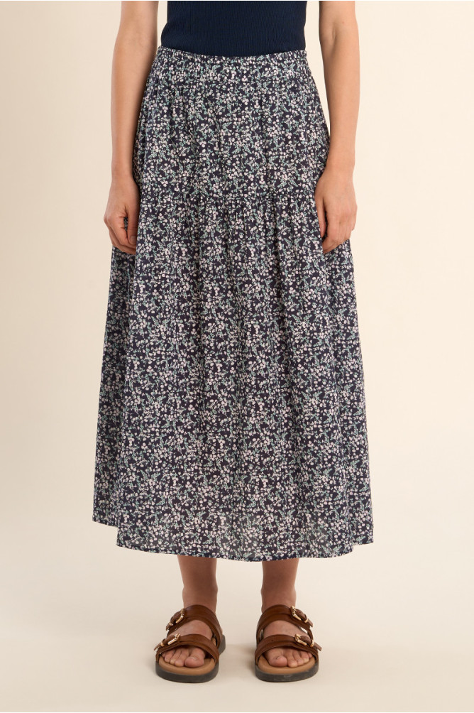 Long skirt, printed