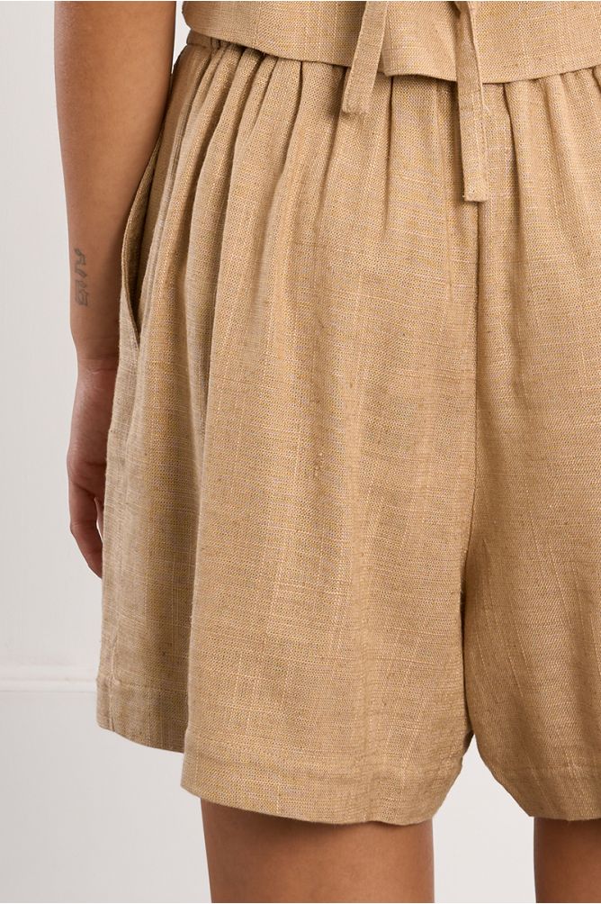 Linen shorts