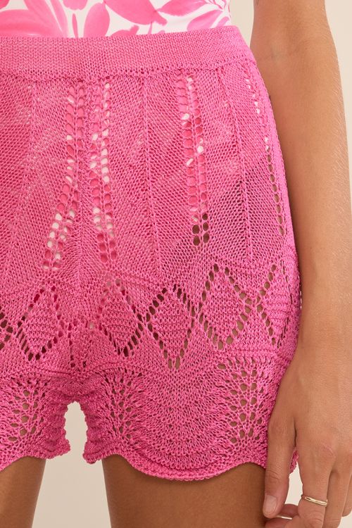 Crochet beach shorts