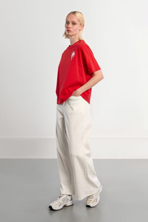 T-shirt oversize palmier