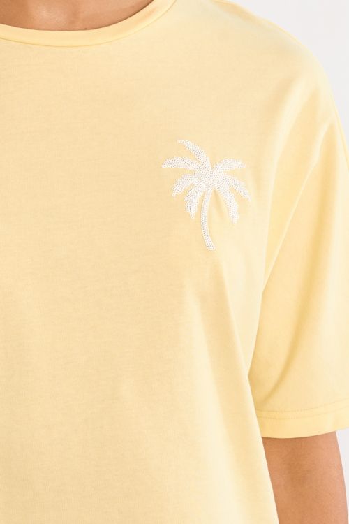 Oversized palm tree T-shirt