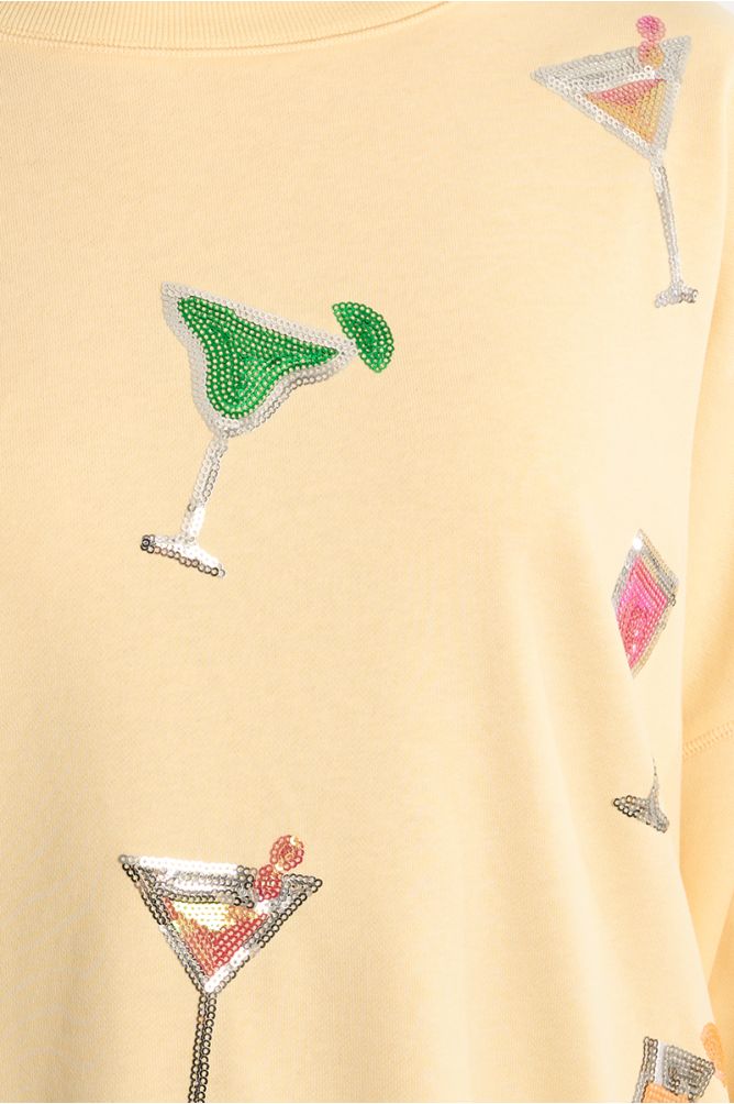 Sudadera de mujer de manga larga, con estampado.