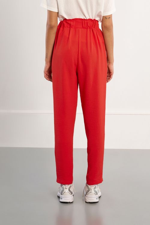 Pantalon taille paperbag
