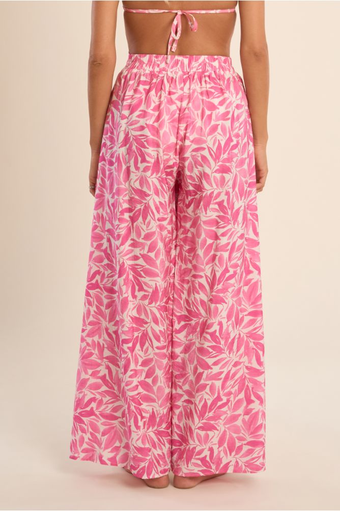 Pantalon fluide, imprimé