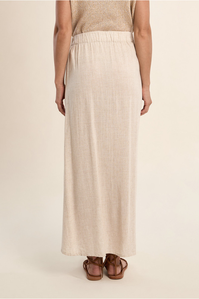 Long skirt, wrap
