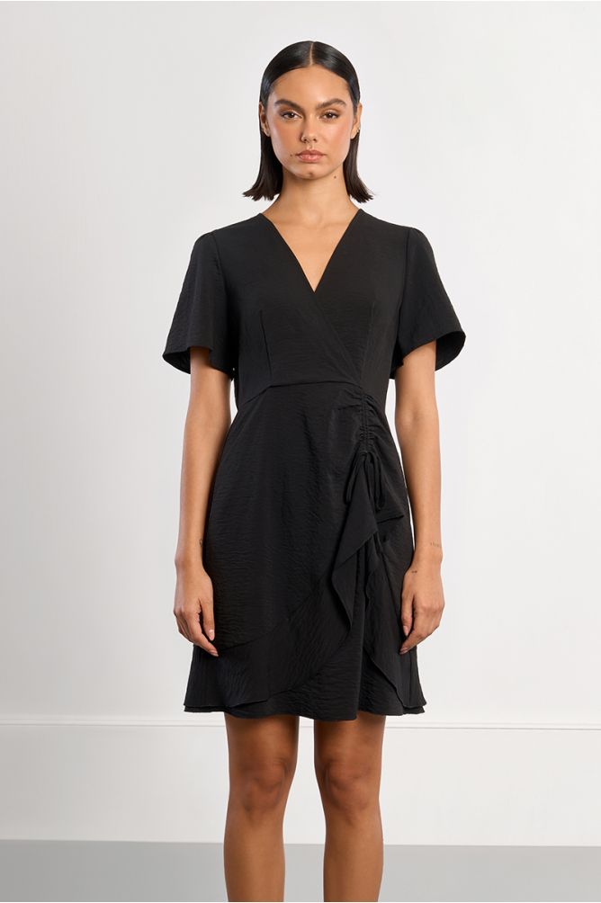 Asymmetrical mini dress