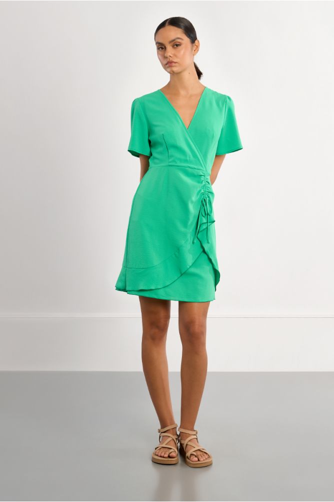 Asymmetrical mini dress