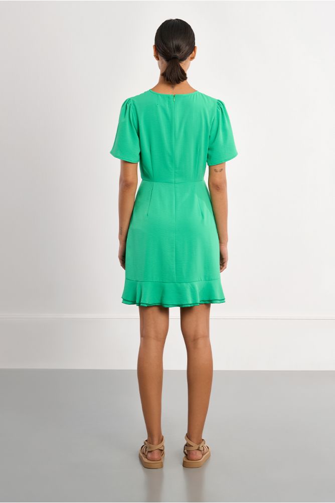 Robe mini asymétrique