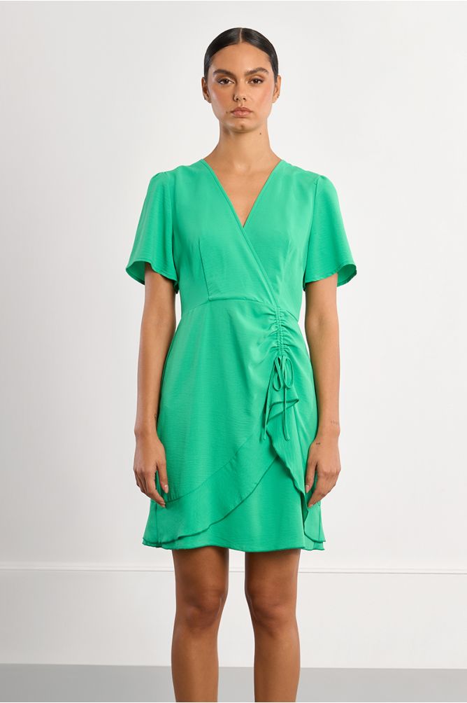 Asymmetrical mini dress