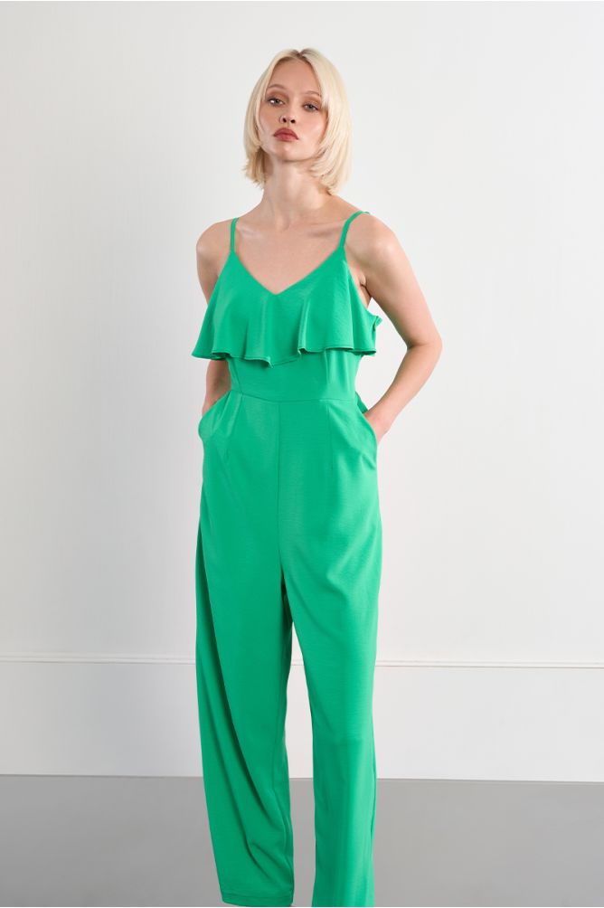 Ruffled jumpsuit