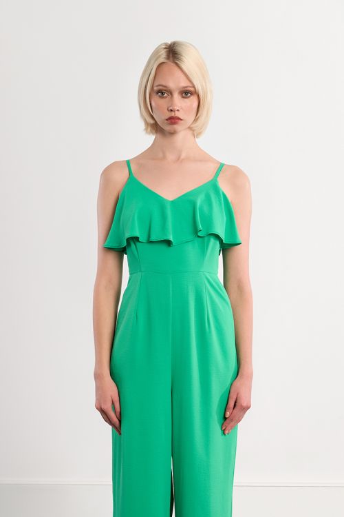 Ruffled jumpsuit