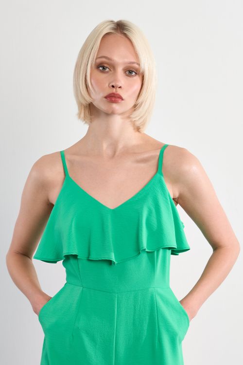 Ruffled jumpsuit
