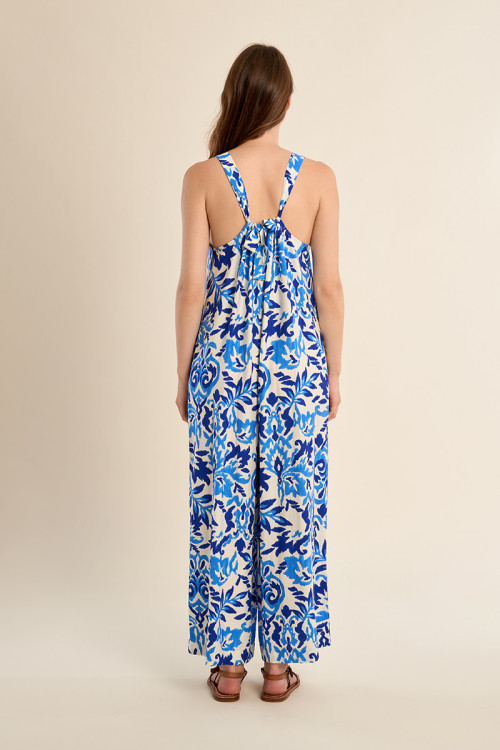 Long jumpsuit, printed