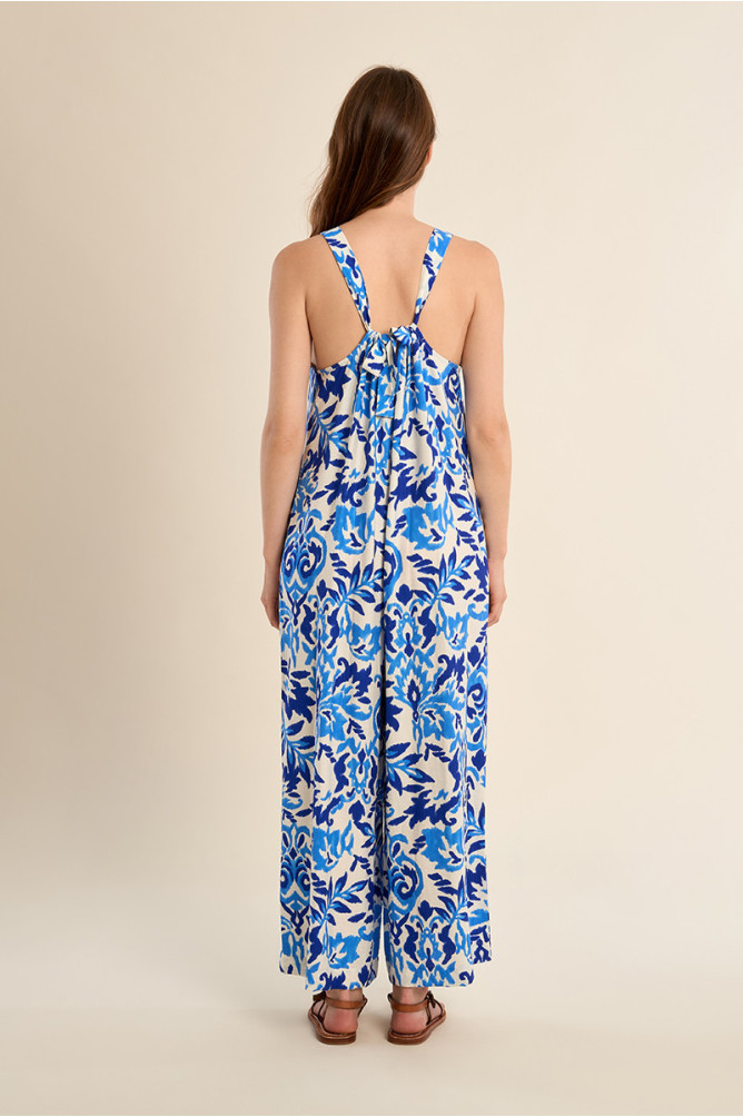 Long jumpsuit, printed